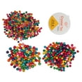 thumbnail image 2 of Colored Wooden Beads, Round Composite Wood Wooden Beads Bulk 601 Pcs With Fish Wire For DIY Craft Project, 2 of 8