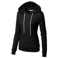 thumbnail image 3 of H2H Womens Casual Slim Fit Pullover Hoodie Sweatshirt Long Sleeve Solid Colors (CWOHOL032), 3 of 6