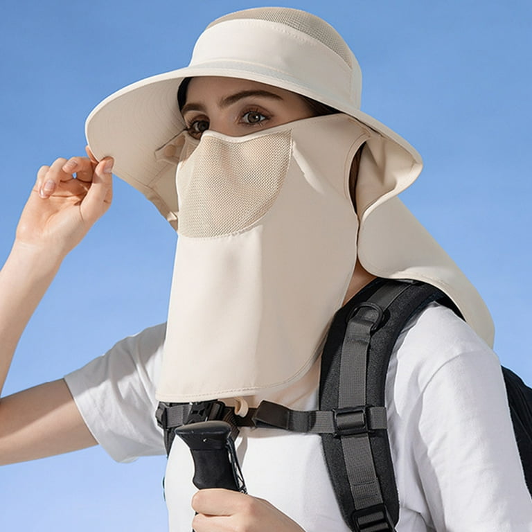 WKSCLPAI Sun Hat for Women,Outdoor Wide Brim Sun Hat with