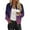 Purple [Mix & Save More] [Summer Savings], variant on Casual Women's Fashion Print Long Sleeve Pocket Zipper Sweatshirt Pullover Hoodie Blouse Coat Loose Fit Warm Winter Tops | CSEONE,Black L