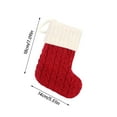 thumbnail image 2 of Ygdeyg Christmas Stocking With 26 Letter, Initial Embroidered Mini Cute Christmas Stockings Cotton Cord With White Soft Plush Christmas Decorations, 2 of 8