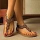 thumbnail image 1 of WILLBEST Sandalias Deportivas Zapatos De Playa Zapatillas De Mujer Sandalias Planas De Una Sola Pieza Para Vacaciones En La Playa 1159, 1 of 9