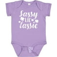 thumbnail image 3 of Inktastic Saint Patrick's Day Sassy Lil' Lassie with Shamrocks Boys or Girls Baby Bodysuit, 3 of 5