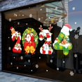 thumbnail image 4 of Pegatina de Feliz Navidad para ventana, calcomanía de Papá Noel, copo de nieve, alce, decoración de pared para el hogar, regalo de Año cercano, 2024, 4 of 4