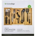 KitchenEdge Adjustable Kitchen Drawer Organizer for Utensils and Junk