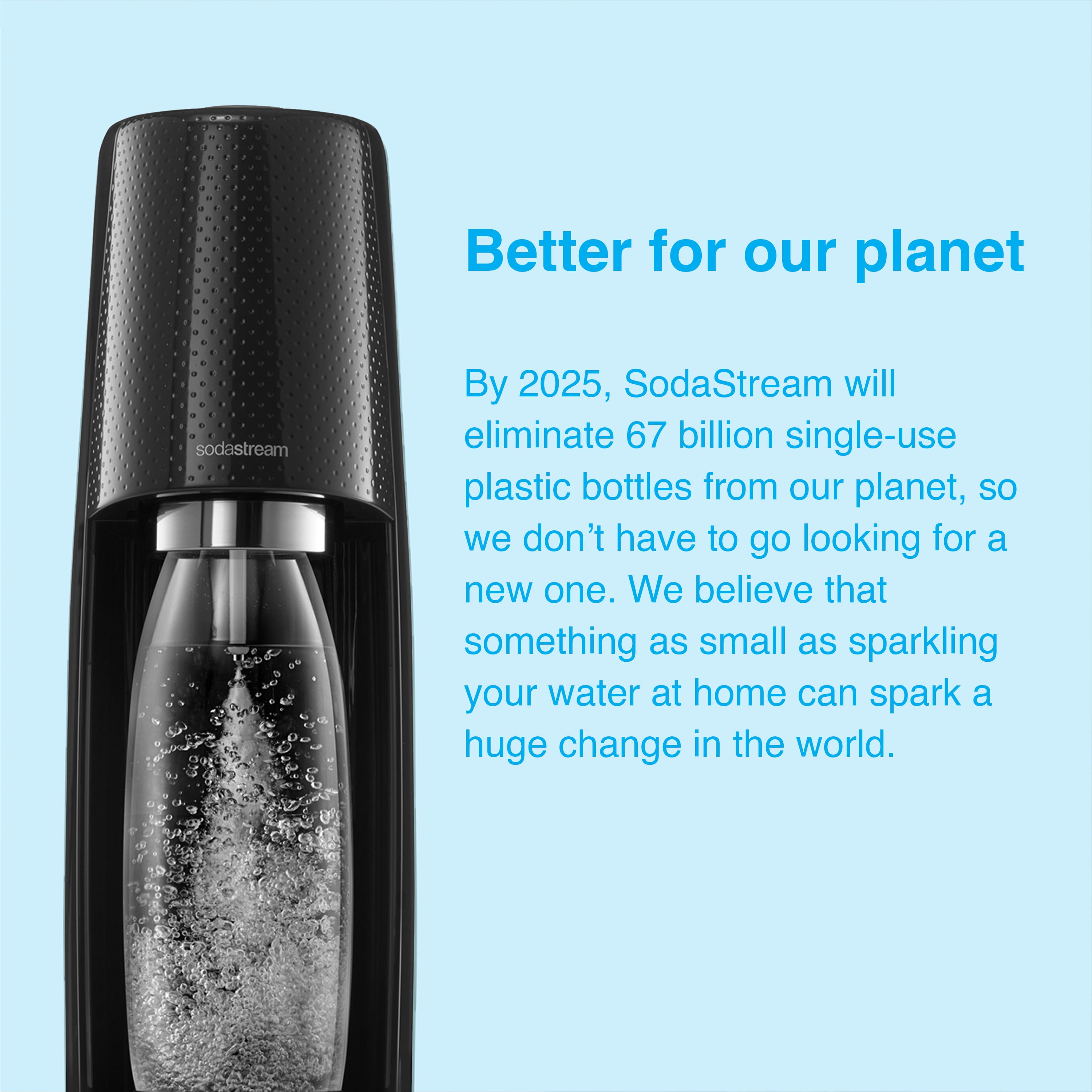 ソーダストリーム(Fizzi) SodaStream Fizzi Sparkling Water Maker (Red) with CO2 and