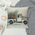 thumbnail image 2 of Nawypu  Hello Spring Throw Pillow Covers Rustic Country Floral Truck Wildflower Cottage Farmhouse Green Decorative Throw Pillows Cases Outdoor Decor for Couch Sofa Porch, 2 of 5