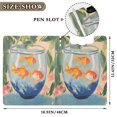 thumbnail image 3 of FORMRS A4 Clipboard Folder with Pen Holder Horizontal Foldable School Office Binder, Blue Goldfish Bowl, 3 of 9