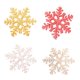 thumbnail image 5 of Monstrate 3 uds copo de nieve de Navidad pieza escaparate árbol decorativo colgante Festival atmósferas decoración interior al aire libre Kits de decoración para fiestas Rojo, 5 of 6