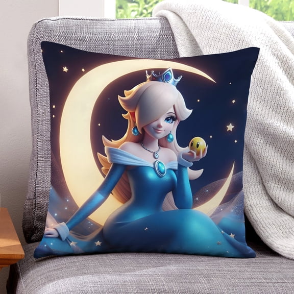 Princess Rosalina Pillow Cover Case Gifts Pillowcase Home Decorative Throw Cushion Birthday Present Fans Lover