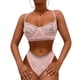 thumbnail image 1 of Conjunto de lencería para mujer, suave, elegante, de 2 piezas, sujetador y bragas de encaje para el día de San Valentín, 1 of 6