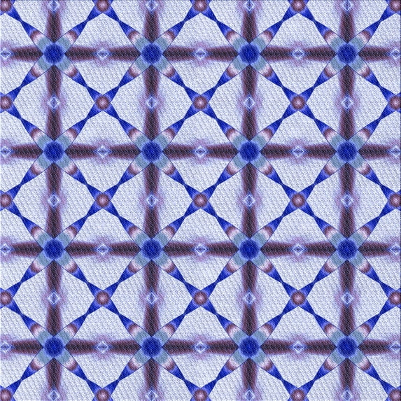 Ahgly Company Indoor Square Patterned Slate Blue Area Rugs, 8' Square