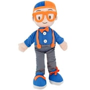 Blippi 20-inch Dress Up Plush with Sounds, Teaches Children to Tie Shoes, Button Shirts, Snap Suspenders, Roll Sleeves and Socks and More