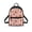 Capybara Strawberry Pattern, variant on Eheartsgir Raccoon Floral Design Fashion Cell Phone Backpack for Travel Library, Zipper Closure Travel Daypack Polyester Lightweight Small Backpack