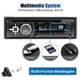 thumbnail image 4 of Autoradio con reproductor de CD DVD, MP3, USB, Bluetooth, FM, AUX, radio de entrada individual 1 DIN, 4 of 5
