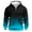 Light Blue, variant on Admvng Hoodies for Men Casual Gradient Zipper Pullover Long Sleeve Hoodie with Pocket Sweatshirts, Size XS-5XL