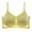 Yellow, variant on Feancey Women's Plus Size Bras Adjustable Spaghetti Strap Wireless Brassiere Comfort Support Everyday Bralettes Casual Breathable Sports Bra Beige L
