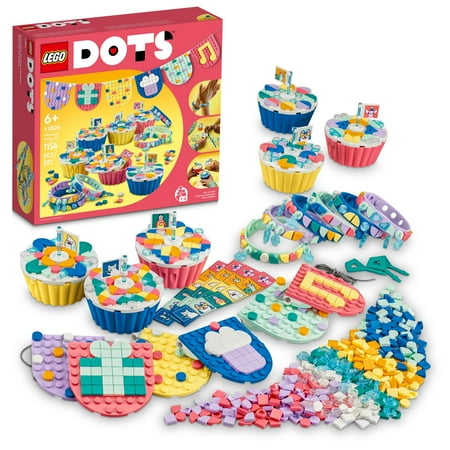 UPC: 0673419378796 | LEGO DOTS Ultimate Party Kit 41806  Arts & Crafts Birthday Party Games or DIY Party Bag Fillers with Toy Cupcakes  Best Friend Bracelets  and Bunting  Creative Gifts for Kids