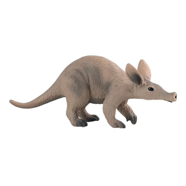 Figura de animales salvajes Sunnimix Juguete Educativo Estatuas de Acción de Aardvark