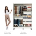 thumbnail image 5 of Ropero Closet Madesa Luke 2 Puertas Corredizas con Pies B Madesa Ropero multiusos, 5 of 5