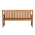 thumbnail image 3 of Amazonia Milano Eucalyptus Bench, 3 of 6