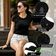 thumbnail image 6 of REDESS 2-Pack Womens T-Shirts V-Neck Short Sleeve Casual Summer Basic Tops for Everyday Workout Yoga Gym, 6 of 7