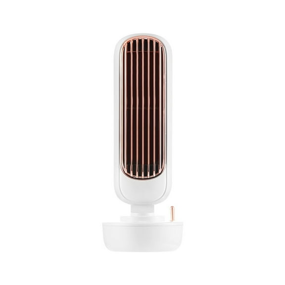Yhmxh Tower Fan Portable Conditioner Table Fans, Spray Water Portable USB Small Desk Fan for Bedroom Office Home Desktop