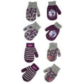 thumbnail image 2 of Disney Kids Winter Set, Vamparina Character 4 Pair Gloves or Mittens for Little Girl Age 2-7, 2 of 3