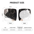 thumbnail image 6 of Fotbe Black And White Boston Terrier Velvet Stretch Couch Cushion Cover Plush Cushion Slipcover for Chair Cushion Furniture Protector Seat Cushion Sofa Cover-16.9in, 6 of 9