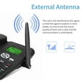 thumbnail image 4 of Teléfono Inalámbrico de Escritorio con Tarjeta SIM 2G Fijo con Antena, Radio, Reloj Despertador, Función para Llamadas en Casa, 4 of 7