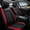 Black and Red, variant on Tuqiang Universal Car Seat Covers Waterproof Leather Front Rear Cushion Protector Airbag Compatible for Cars SUV Pick-up Truck Black and Green