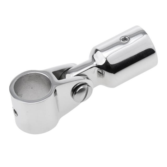 1X Marine Boat Deck Hinge Mount With 1 Inch (19mm) Eye End Cap Bimini Top Fitting