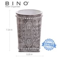 thumbnail image 2 of Bino Kitchen Utensil Holder For Countertop Grey Wildflower - Utensil Caddy Countertop Utensil Holder Utensil Crocks For Kitchen Cooking Utensil Holder Kitchen Utensils Holder Spatula Holder, 2 of 3