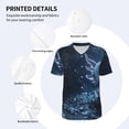thumbnail image 3 of Rateoe Heart Axolotl Pattern Men’s Baseball Short Sleeve Polo Shirt, Midweight Men's Shirt Golf Shirt Polo Shirts Quick Dry Short-Large, 3 of 7