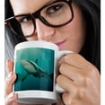 thumbnail image 2 of 3drose, Oceanic Black-tip Shark and Remora, Kwazulu-natal, South Africa, 15oz Mug, 2 of 6