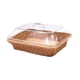 thumbnail image 5 of Cesta de pan, cesta de comida, organizador multiusos, cesta para servir alimentos, cesta de ratán de imitación para picnic, comedor, mesa del hogar, 5 of 8