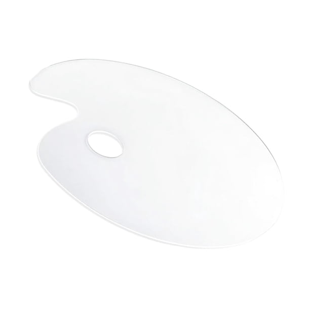 Paleta de maquillaje jinwen Bandeja mezcladora de base Acrílico 12cm