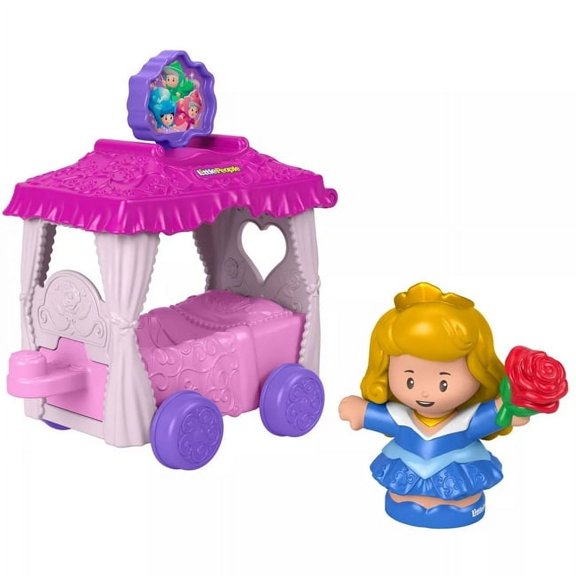 Fisher-Price Little People Disney Princess, Parade Floats Aurora & Fairy Godmothers