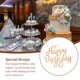 thumbnail image 3 of Inteprter 10 piezas de adornos para cupcakes, decoración para Baby Shower, inserto de papel, accesorios para tarjetas, letrero feliz, decoración de Decoración del hogar Dorado champagne Inteprter HA062285-13B, 3 of 6