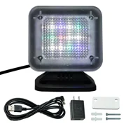 2 Pack Home Security TV Light Simulator with Built-in Light Sensor Timer US Plug for Burglar Intruder Thief Deterrent Crime Prevention Device (Includes Wall Mounting Kit) by Maximalpower