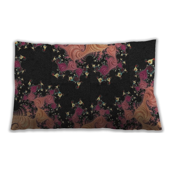 Ahgly Company Indoor Rectangular Patterned Lumbar Throw Pillow, 13 inch by 19 inch