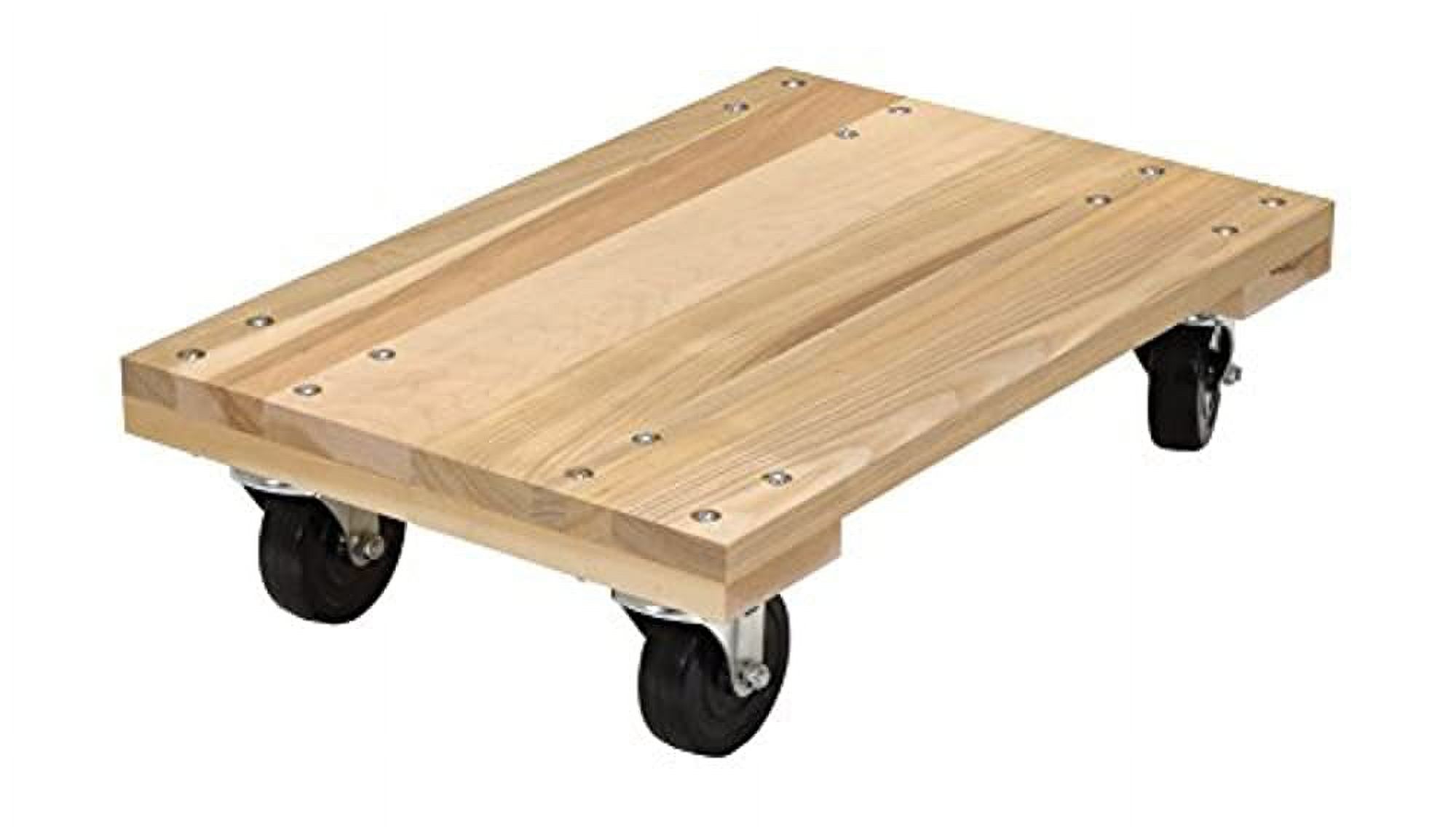 Vestil HDOS-2436-12 Hardwood Dolly-Solid Deck- 24 x 36 in. - 1200 lbs
