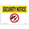 thumbnail image 1 of SignMission OS-SN-A-1218-L-11647 12 x 18 Po Panneau de Sécurité OSHA - Symbole Seulement - Pas d'Armes, 1 of 1