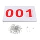 thumbnail image 2 of 100 piezas Dorsales para correr Dorsales de numerados 100 números Dorsales de de s 001 a 100, 2 of 8