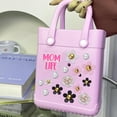thumbnail image 6 of 19pcs Cute Flower Pearl Chain Charms for Bogg Bag, Momlife Insert Charm Decorations Must Have Accessories for Women Rubber Totes Beach Bags Handbags, 6 of 8