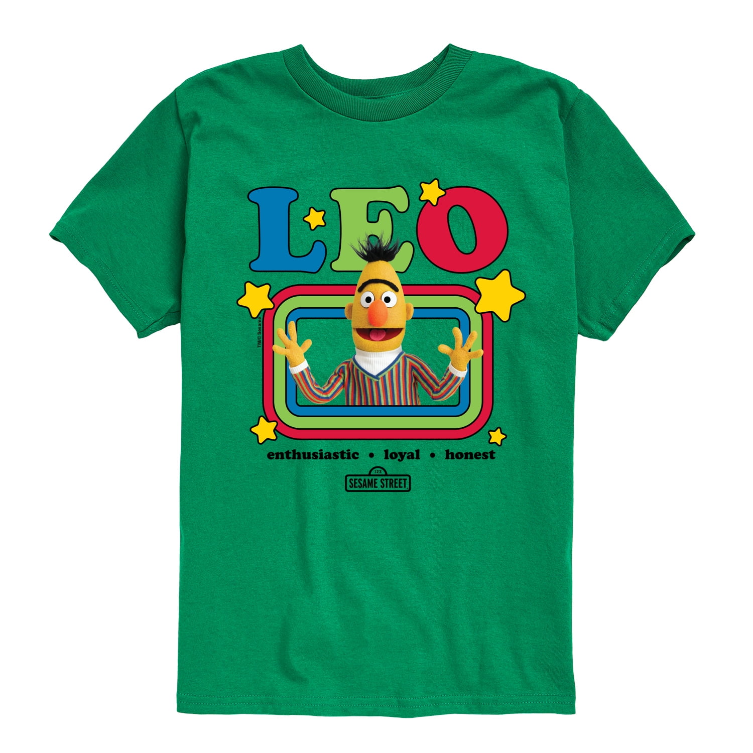 Sesame Street - Leo Bert - Toddler and Youth Short Sleeve Graphic T-Shirt