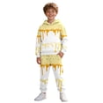thumbnail image 2 of RMGVDSD Boys Clothes Ice Cream Print Hoodie Pants Set with Pocket Sweatshirts Sweatpants 2Pcs Fashion Sweatsuit Sets Fall Winter Outfits Versatile Outfit, 2 of 5