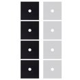thumbnail image 1 of 8 piezas de cubiertas para quemadores de cocina a gas y estufas eléctricas, revestimientos limpios, doble capa antiadherentes, 1 of 6