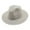 Grey, variant on Large Brim Straw Hat Foldable Summer Men and Women Straw Jazz Hat Top Hat Beach Sun Hat