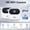 White(2 Pack), variant on Ourlife Mini Indoor Security Camera, 2.4GHz WiFi, App Live View, Rechargeable, 1080p, White, 1-Pack